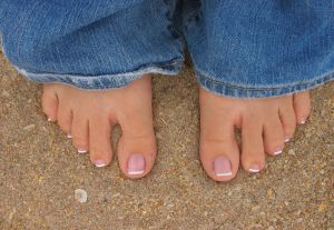 French Pedicure (click image for tuturial)